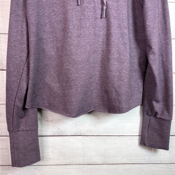 Gymshark Women’s Purple Cross Back Hoodie Pullover Sweater Size M - Picture 6 of 10